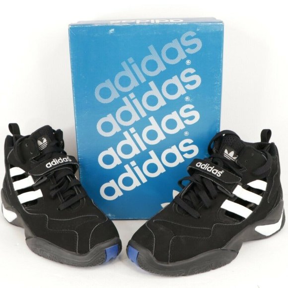 NOS Vintage 90s Adidas Agressor Mid Basketball Shoes Sneakers